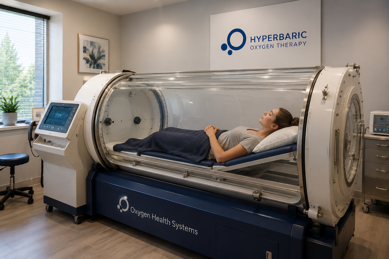 Hyperbaric Oxygen Therapy Chamber at Hayat Longevity Clinic