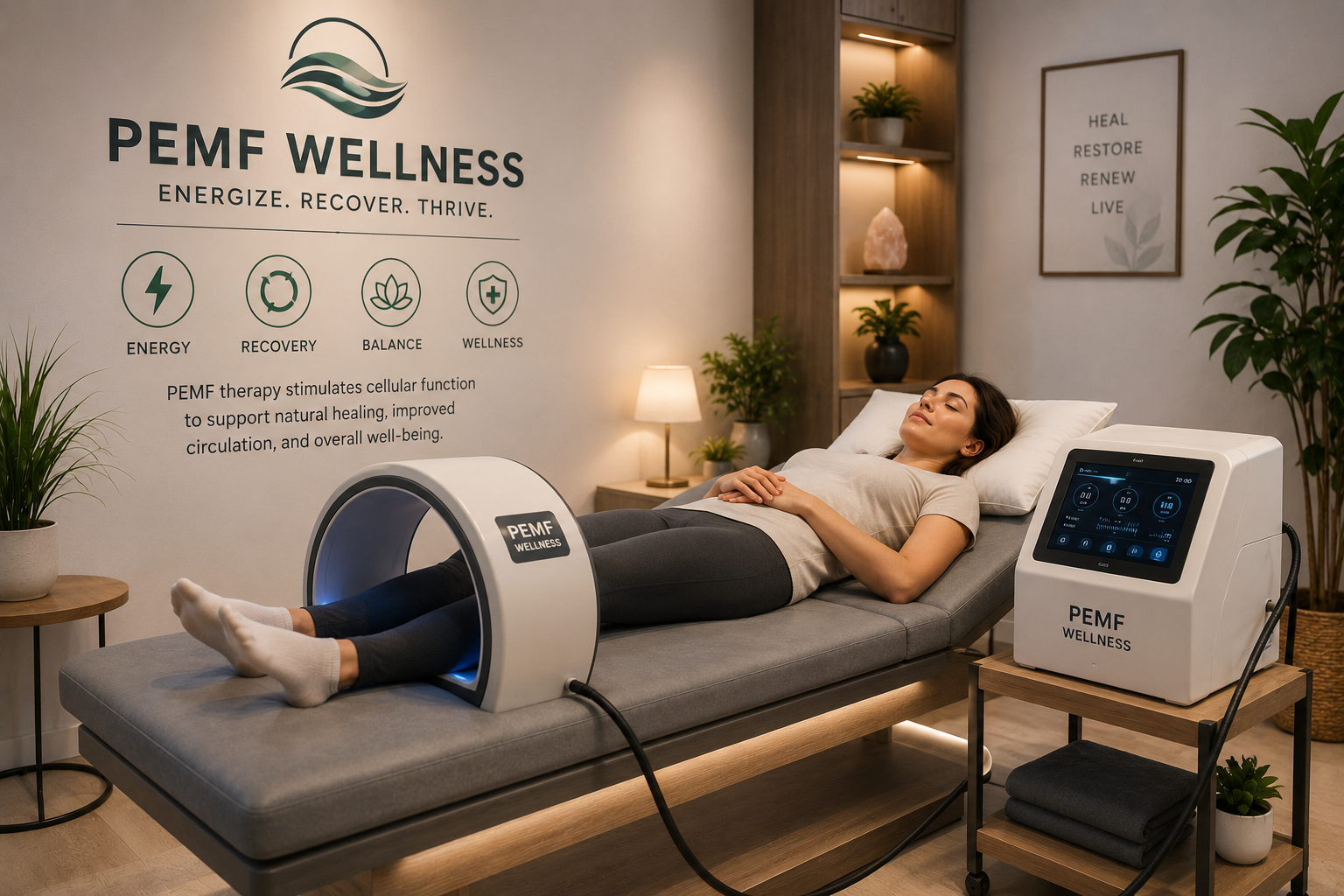 PEMF Therapy Device at Hayat Longevity Clinic