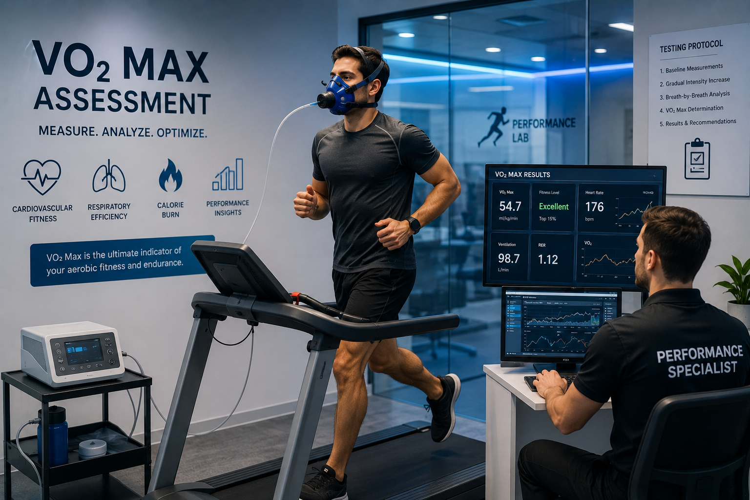 VO2 Max & Cardiometabolic Fitness Testing at Hayat Longevity Clinic